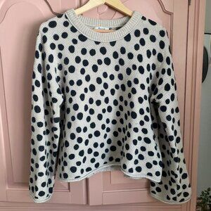 Madewell Leopard Dot Pullover Sweater
